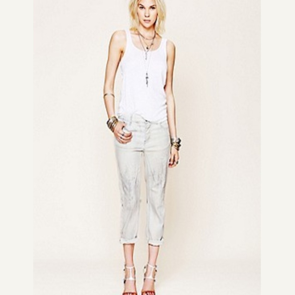 Free People Light Wash Women Jeans